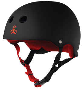 A-T8 BLACK RUBBER RED