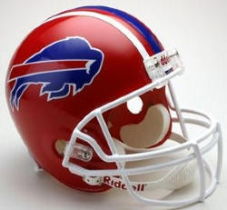 Buffalo Bills 1987 to 2001 Riddell Full Replica Throwback Helmet 