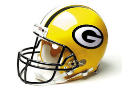 Green Bay Packers Full Size "Deluxe" Replica NFL Helmet by Riddell