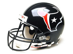 Houston Texans Full Size "Deluxe" Replica NFL Helmet by Riddell