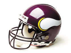 Minnesota Vikings Full Size "Deluxe" Replica NFL Helmet by Riddell