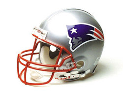 New England Patriots Full Size "Deluxe" Replica NFL Helmet by Riddell