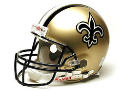 New Orleans Saints Full Size "Deluxe" Replica NFL Helmet by Riddell