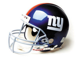 New York Giants Full Size "Deluxe" Replica NFL Helmet by Riddell