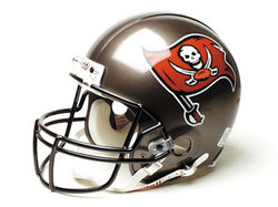 Tampa Bay Buccaneers Full Size "Deluxe" Replica NFL Helmet by Riddell