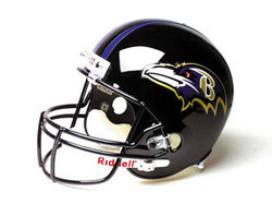 Baltimore Ravens Full Size "Deluxe" Replica NFL Helmet